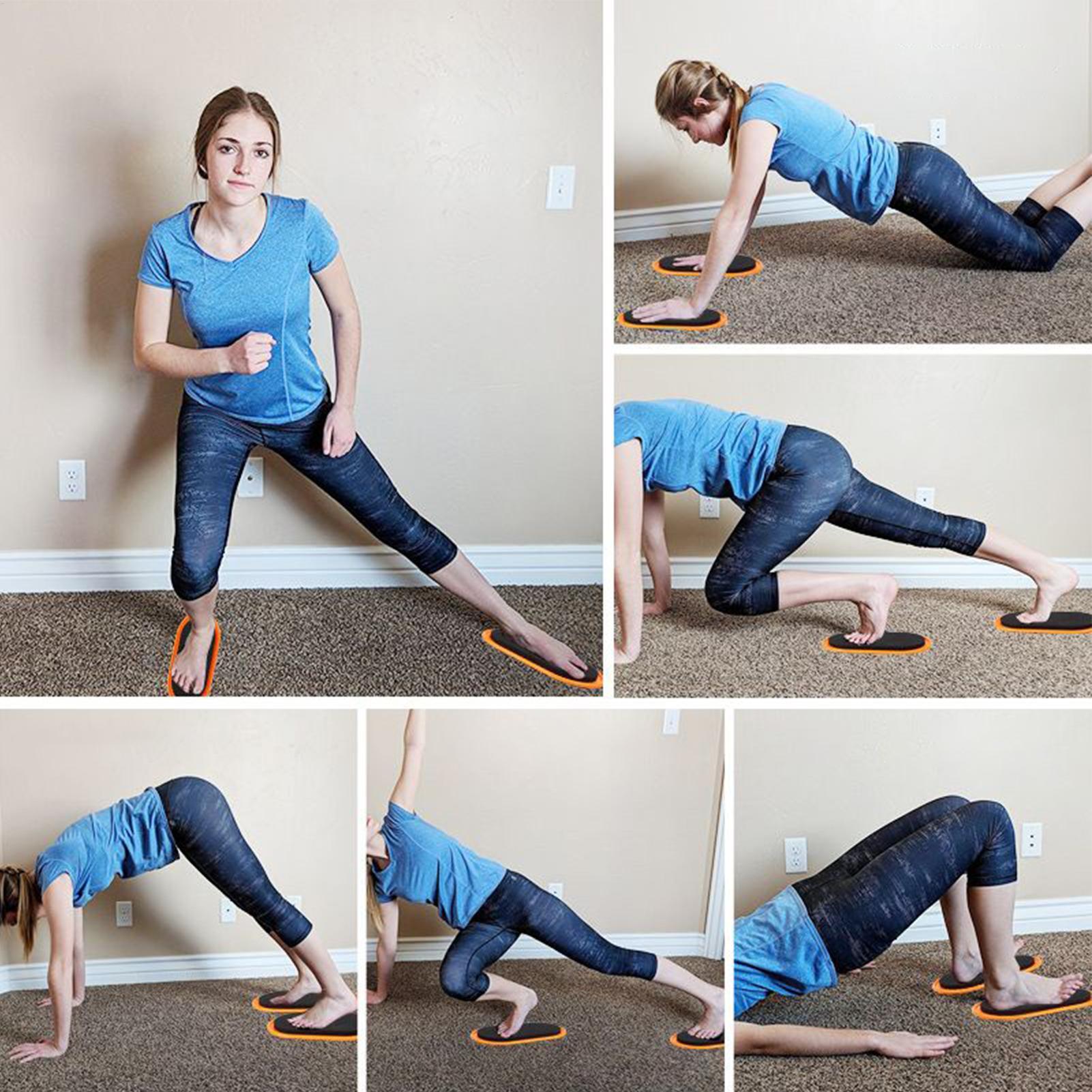 Home Gym Workout - Discos deslizantes para exercícios em formato