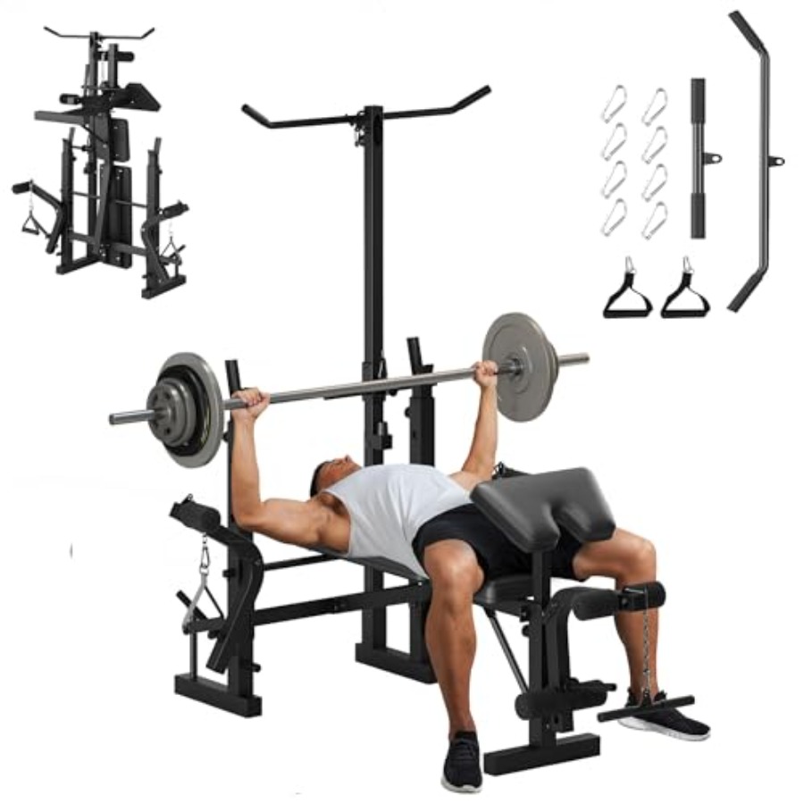 Home Gym Leg Extension - Conjunto de Banco de Treino de