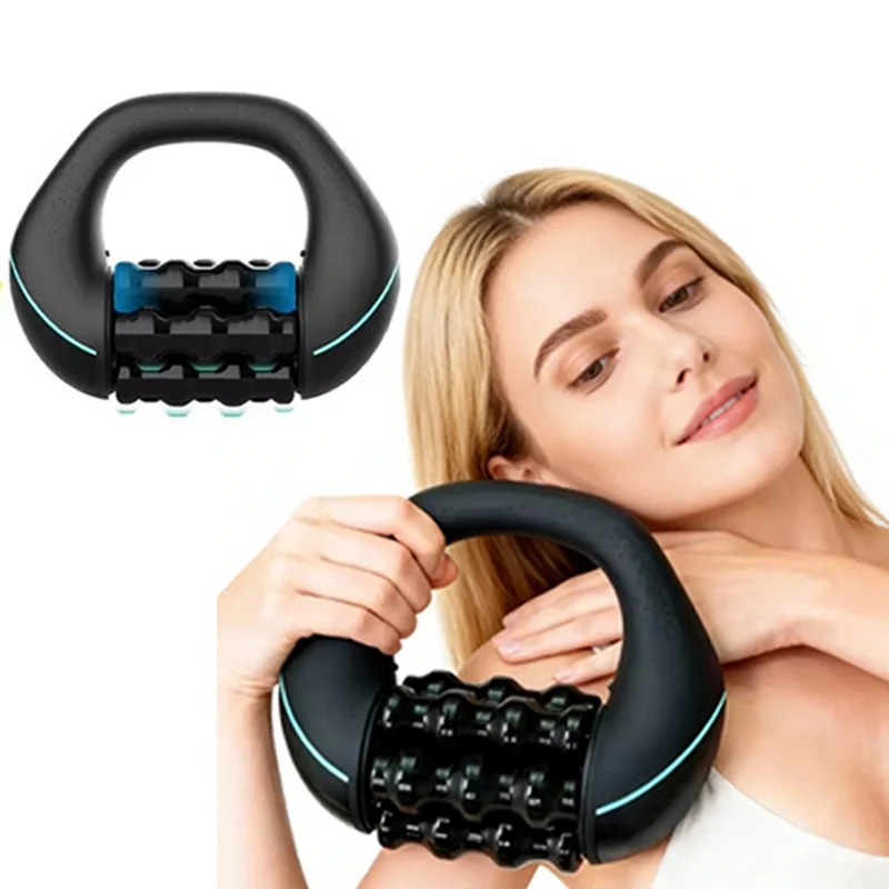 Home Gym Portable - Massageador Manual Vibratório, Velocidade Ajustável, Recarregável