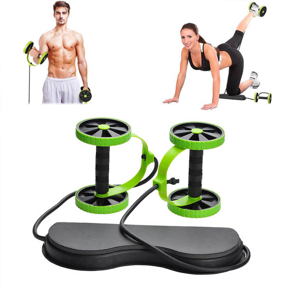 Home Gym Second - Rolo de roda dupla ab para