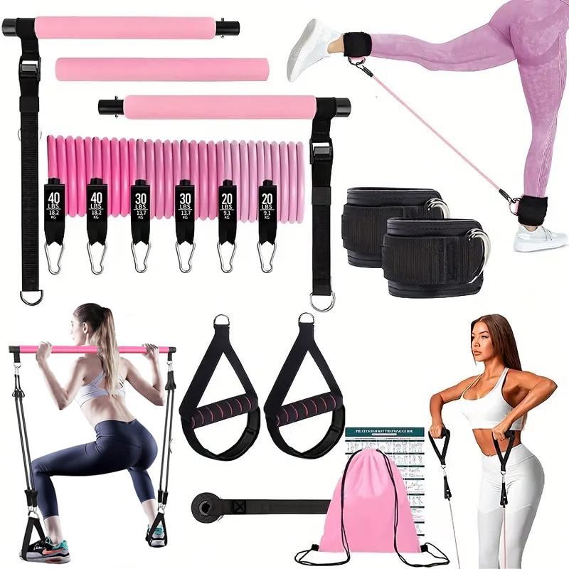 Home Gym Kit - Kit de Barra de Pilates Multifuncional