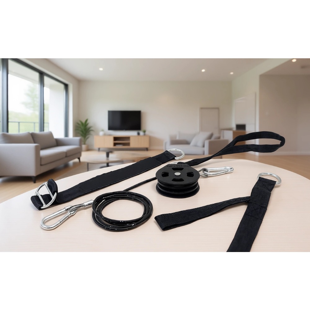 Home Gym Portable - Máquina Portátil de Puxada Vertical (Lat