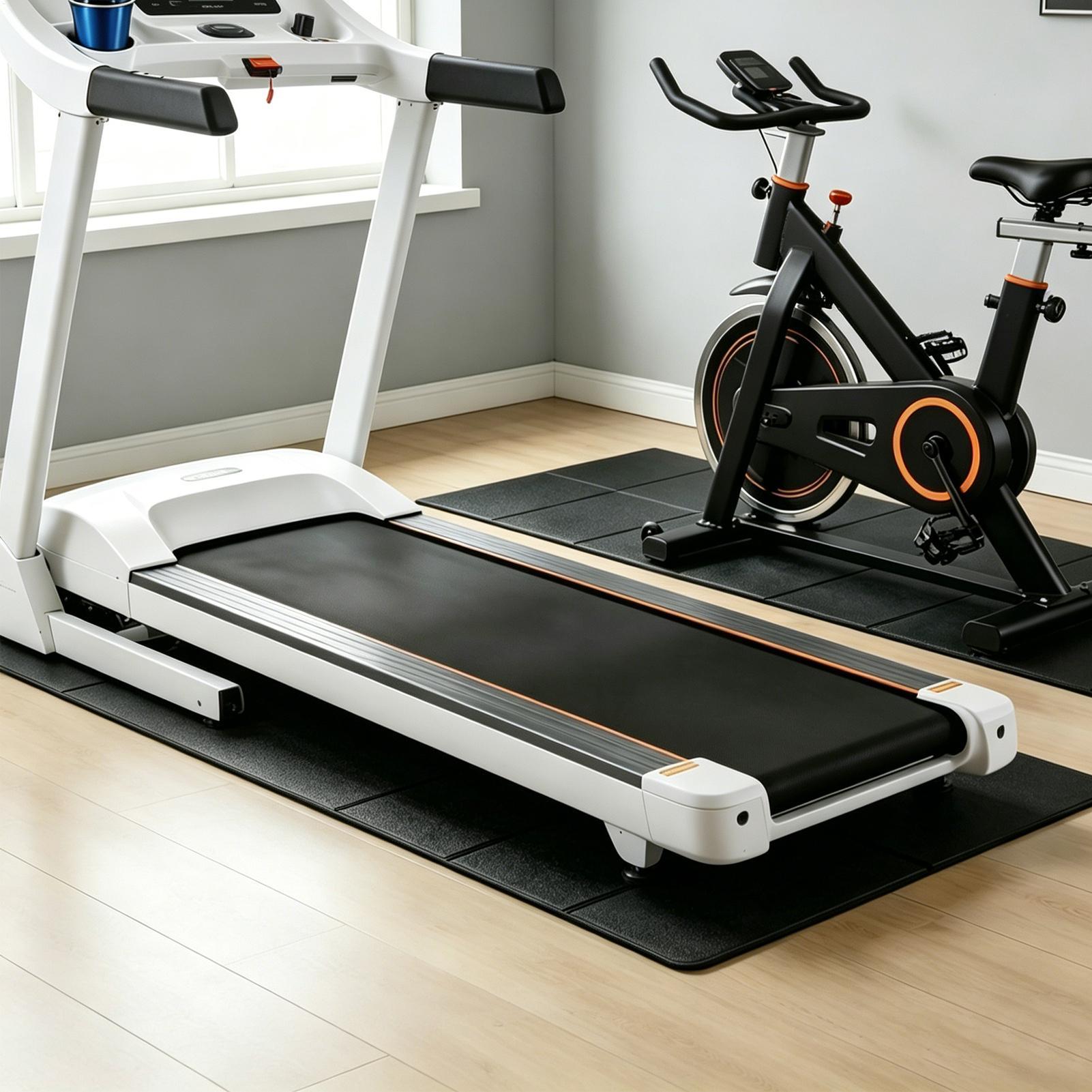 Home Gym Training - Almofadas para esteira, antiderrapantes, absorventes de