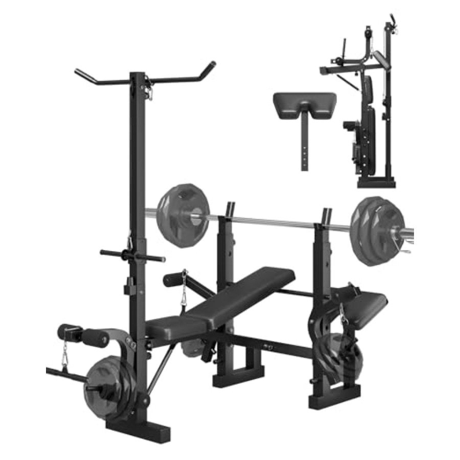 Conjunto de Banco de Musculaçã - Home Gym Leg Extension avaliação e preço