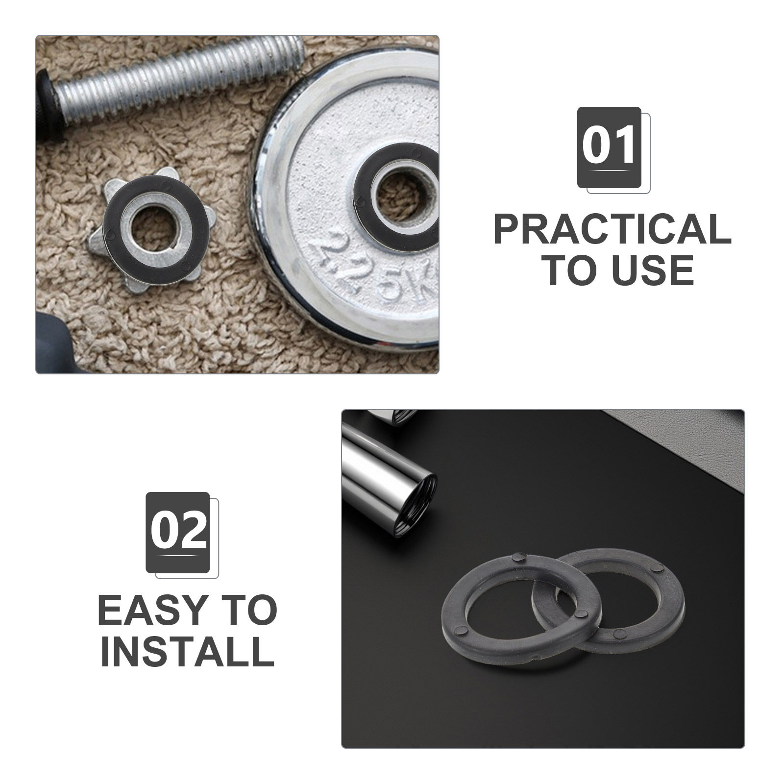15 Peças de Arruelas de Plásti - Home Gym Training avaliação e preço