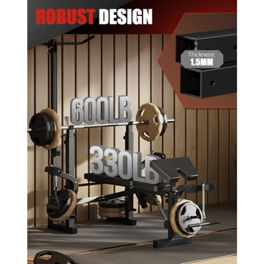 Conjunto de Banco de Treino de - Home Gym Leg Extension avaliação e preço