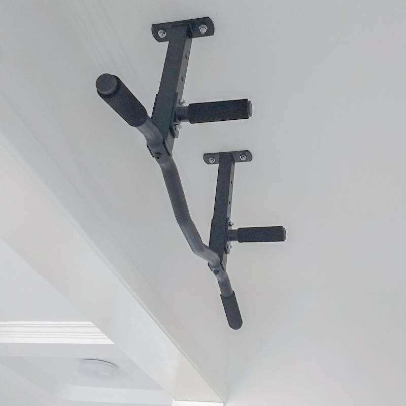 Barra pull-up montada na pared - Home Gym Organization avaliação e preço
