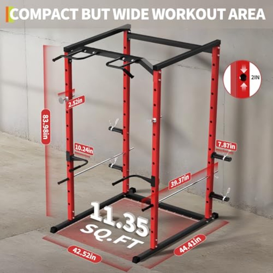 Gaiola de Força Reforçada com  - Home Gym Rack avaliação e preço