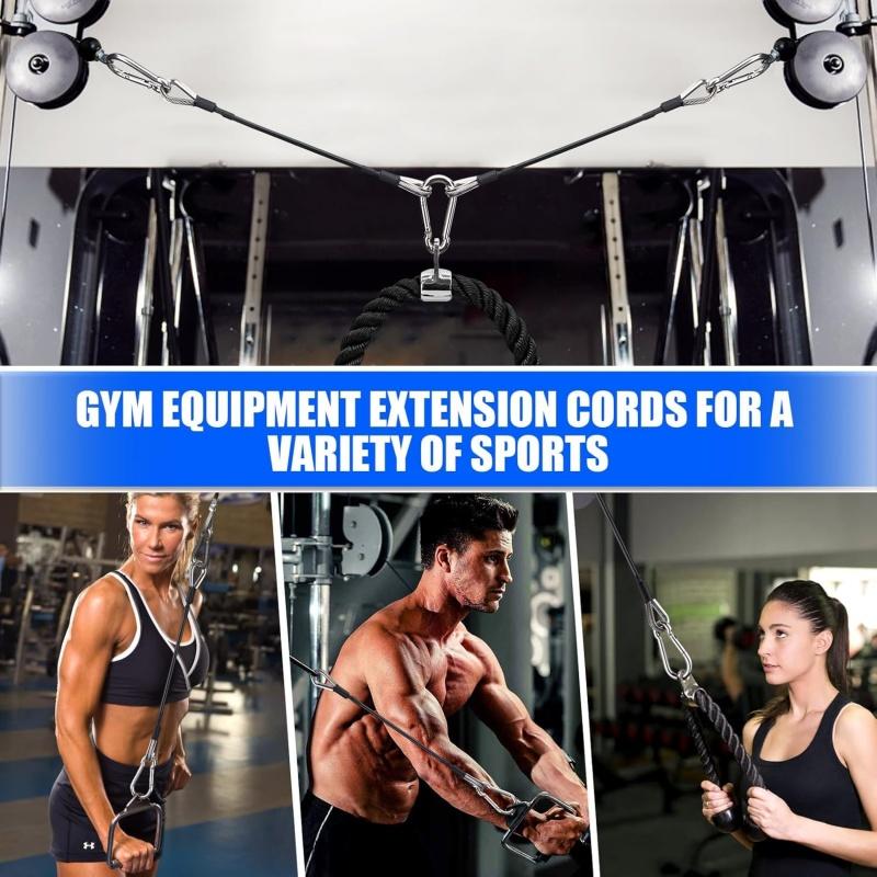 1/2 pçs extensão de cabo de gi - Home Gym Leg Extension avaliação e preço