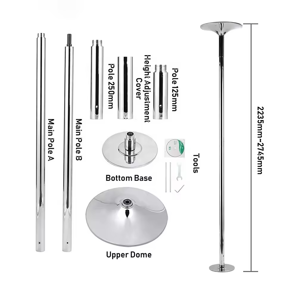Kit de Barra de Dança de Aço R - Home Gym Kit avaliação e preço