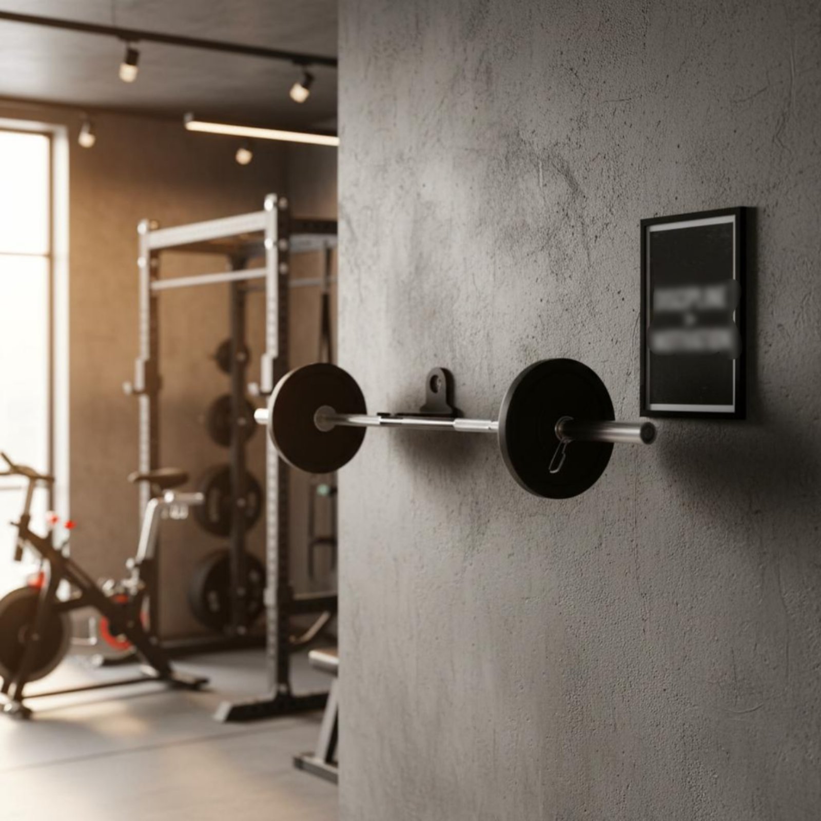 Suporte de Barra de Musculação - Home Gym Wall Mounted avaliação e preço