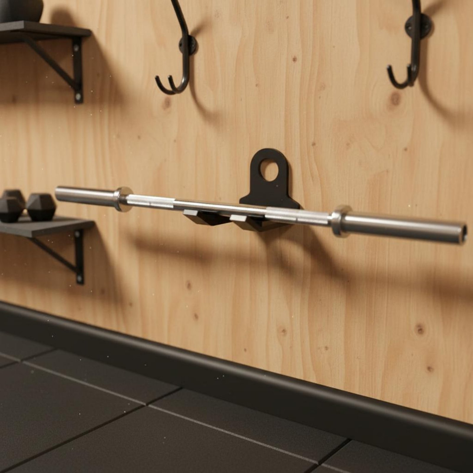 Suporte de Barra de Musculação - Home Gym Wall Mounted avaliação e preço