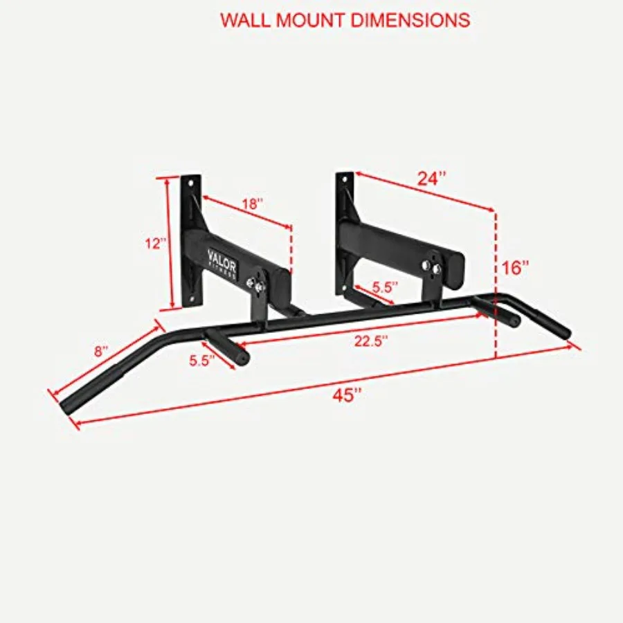 Barra de Elevações com Seis Pe - Home Gym Wall Mounted avaliação e preço