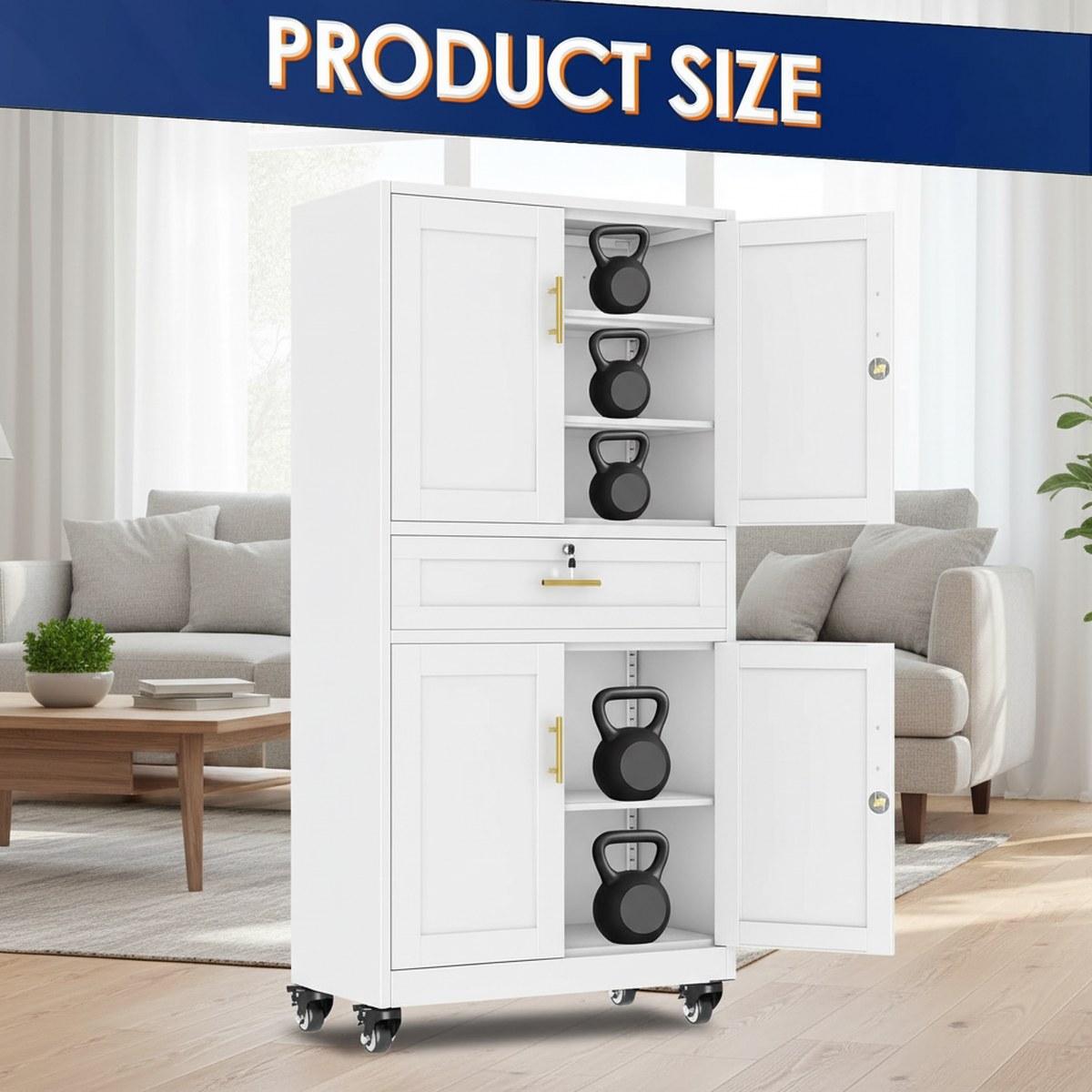 Armário de Armazenamento Metál - Home Gym Organization avaliação e preço