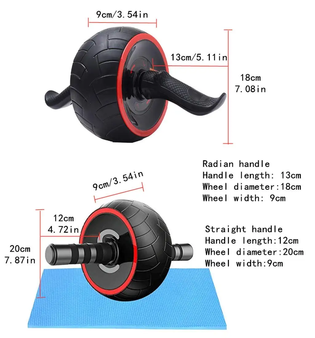 Roda Abdominal AB Wheel com Al - Home Gym Kit avaliação e preço