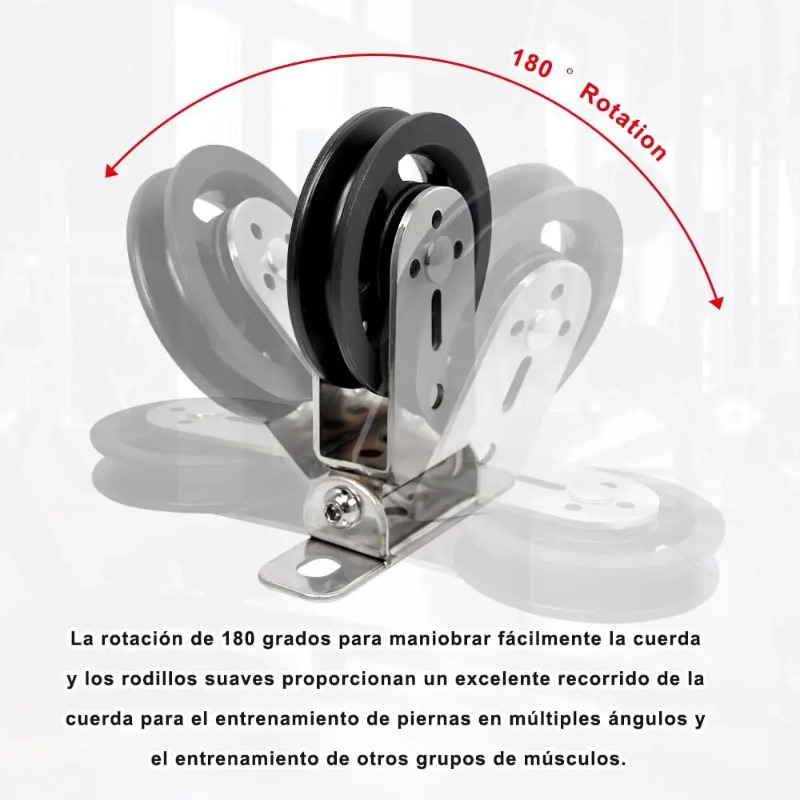 Roldana Silenciosa Rotativa de - Home Gym Wall Mounted avaliação e preço